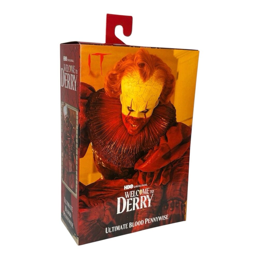 NECA IT Pennywise Welcome To Derry Figure.  ULTIMATE BLOOD PENNYWISE NEW!